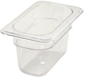 Winco Polyware 1/9-Size Food Pan, 4 inch.