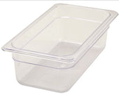 Winco Polyware 1/3-Size Food Pan, 4 inch.
