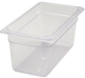 Winco Polyware 1/3-Size Food Pan, 6 inch.