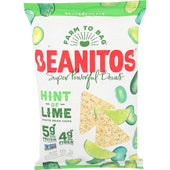 Beanitos Hint of Lime White Bean Chips, 5 Ounce -- 6 per case