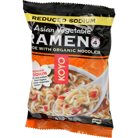 Koyo Foods Organic Asian Vegetable Ramen Noodles, 2.1 Ounce -- 12 per case.