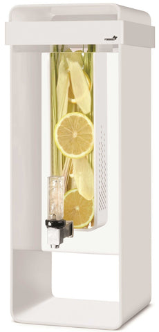 Rosseto Infusion White Beverage Dispenser, 3 Gallon
