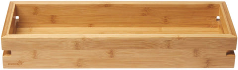 Rosseto Natura Medium Bamboo Tray, 19.4 x 6.5 x 3.5 inch