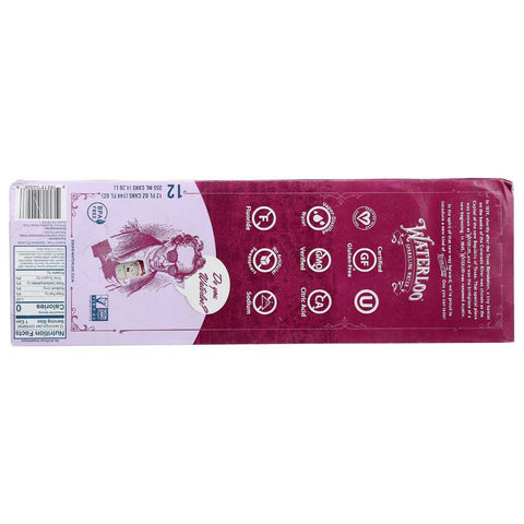 Waterloo Black Cherry Sparkling Water, 12 Fluid Ounce - 12 count per pack -- 2 packs per case