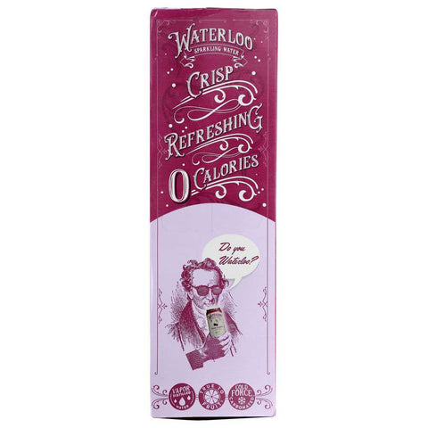 Waterloo Black Cherry Sparkling Water, 12 Fluid Ounce - 12 count per pack -- 2 packs per case
