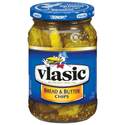 Vlasic Pickle Bread & Butter Chip, 16 Ounce -- 12 Case