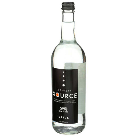 Llanllyr Source Still Natural Spring Water, 25.4 Fluid Ounce Glass -- 12 per case