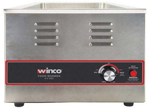 Winco 120 Volt Electric Food Warmer, 14 5/8 x 29 3/4 x 10 5/8 inch -- 1 set