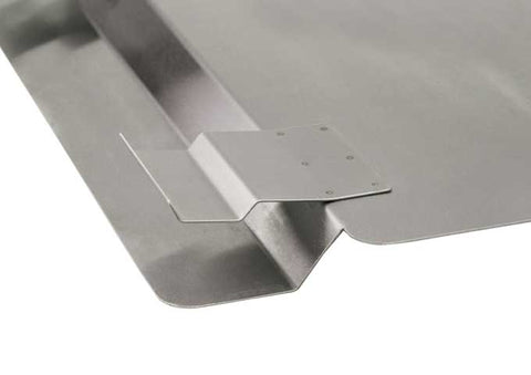 Winco Stainless Steel Fryer Splash Guard, 20 1/2 × 18 × 1 inch -- 6 per case