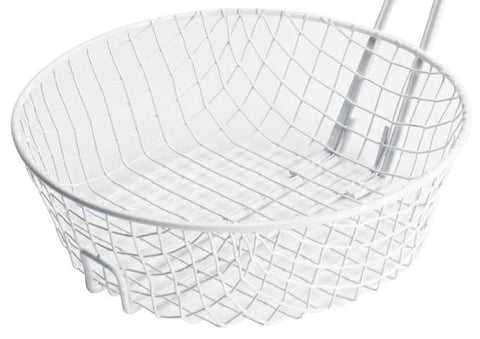 Winco White Plastic Non Stick Coating Coarse Mesh Breading Basket, 10 inch -- 36 per case