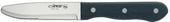 Winco Round Tip Jumbo Steak Knife with Solid POM Handle, 4 3/4 inch Blade - 6 pieces per pack -- 12 packs per case
