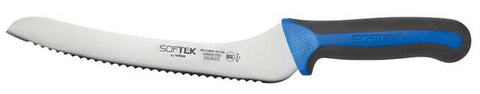 Winco SofTek Offset Utility/Bread Knife with Soft Grip Handle, 9 inch Length -- 36 per case