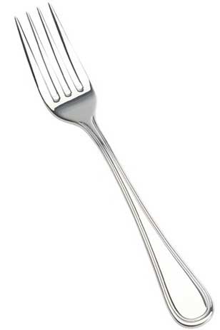 Winco Shangarila 18/8 Stainless Steel Extra Heavyweight Dinner Fork, 7 1/2 inch Length -- 300 per case