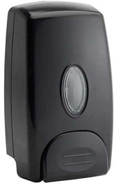 Winco Black Wall Mount Manual Bulk Soap Dispenser, 1 Liter -- 24 per case