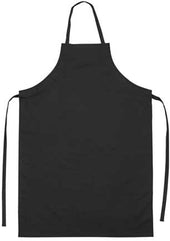 Winco Black Lightweight Dishwashing Apron, 25.5 x 40 inch -- 60 per case