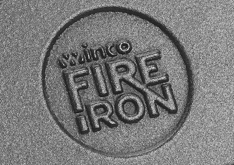 Winco FireIron Rectangular Enamel Finish Mini Cast Iron Server, 14 Ounce -- 6 per case
