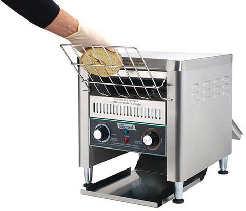 Winco Spectrum 208/240 Volt Electric Conveyor Toaster, 14 5/8 x 16 9/16 x 16 3/8 inch -- 1 set