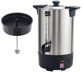 Winco Electric Stainless Steel 50 Cup Coffee Urn, 8 Liter -- 2 set per case