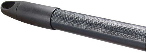 Winco Black Fiberglass Broom Handle with Textured Grip, 48 x 1 x 1 inch -- 12 per case
