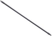 Winco Black Fiberglass Broom Handle with Textured Grip, 48 x 1 x 1 inch -- 12 per case
