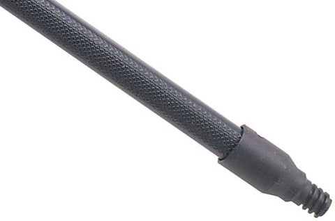 Winco Black Fiberglass Broom Handle with Textured Grip, 60 x 1 x 1 inch -- 12 per case