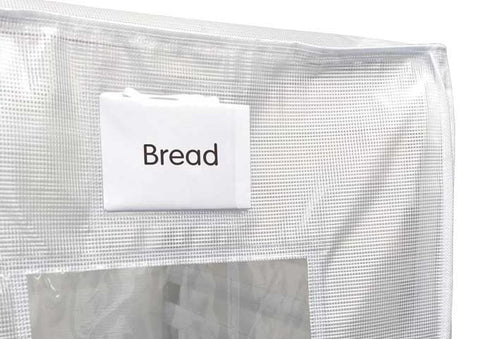 Winco Heavy Duty Translucent White Sheet Pan Rack Cover, 23 x 28 x 62 inch -- 12 per case