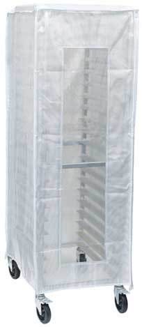 Winco Heavy Duty Translucent White Sheet Pan Rack Cover, 23 x 28 x 62 inch -- 12 per case