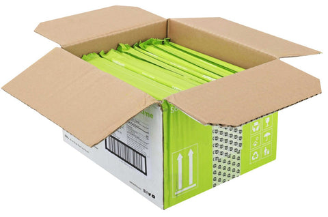 Sorbos Edible Lime Straw, 19 Centimeter -- 200 per case