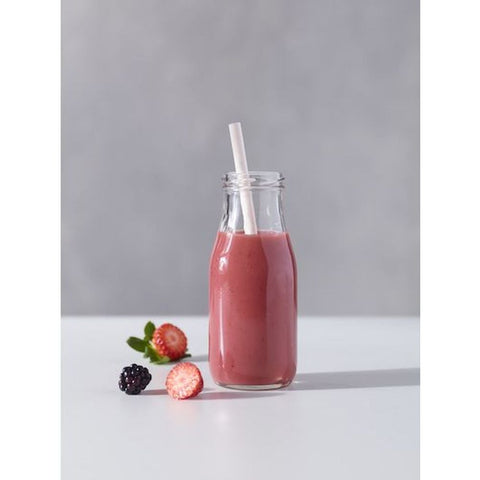 Sorbos Strawberry Straw, 24 Centimeter -- 200 per case