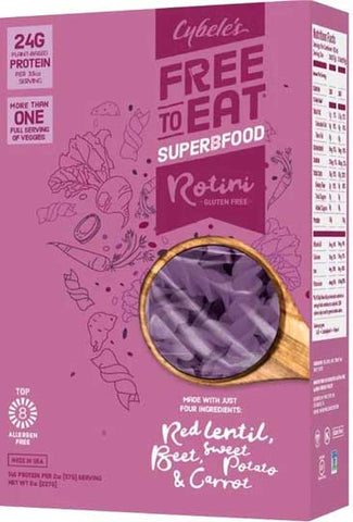 Cybeles Free To Eat Superfood Purple Rotini Pasta, 8 Ounce -- 6 per case
