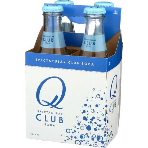 Q Spectacular Club Soda, 6.7 Fluid Ounce - 4 count per pack -- 6 packs per case