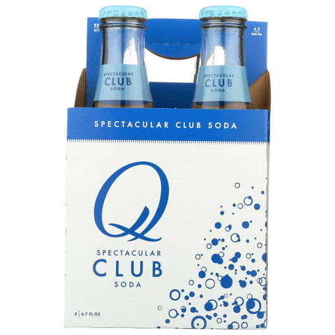 Q Spectacular Club Soda, 6.7 Fluid Ounce - 4 count per pack -- 6 packs per case