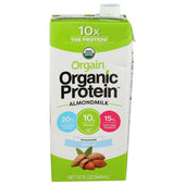 Orgain Organic Protein Unsweetened Vanilla Protein Almond Milk, 32 Fluid Ounce -- 6 per case