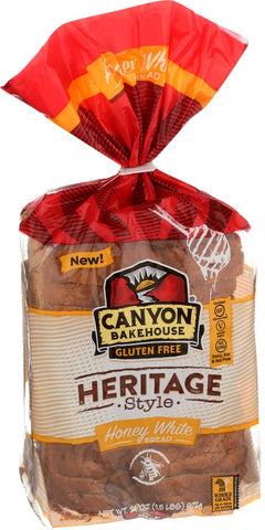 Canyon Bakehouse Honey White Heritage Style Bread, 24 Ounce -- 6 per case