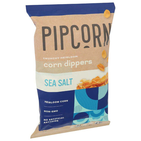 Pipcorn Sea Salt Little Corn Dipper Chips, 9.25 Ounce -- 12 per case