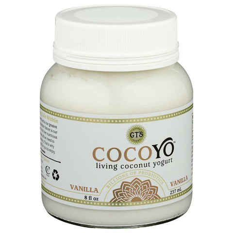 GTS Cocoyo Vanilla Living Coconut Yogurt, 8 Fluid Ounce -- 6 per case