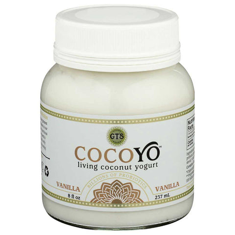 GTS Cocoyo Vanilla Living Coconut Yogurt, 8 Fluid Ounce -- 6 per case