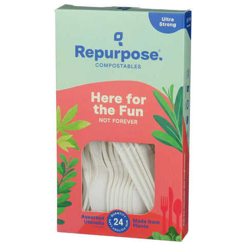 Repurpose Durable High Heat Combo Utensil - 24 count per pack -- 20 packs per case