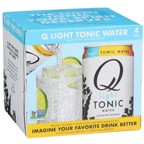 Q Drinks Indian Light Tonic Water, 7.5 Fluid Ounce -- 24 per case