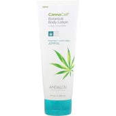 Andalou Naturals Cannacell Joyful Rosemary Plus Lemon Balm Botanical Body Lotion, 8 Fluid Ounce