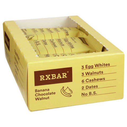 Rxbar Banana Chocolate Walnut Protein Bar, 1.83 Ounce -- 12 per case