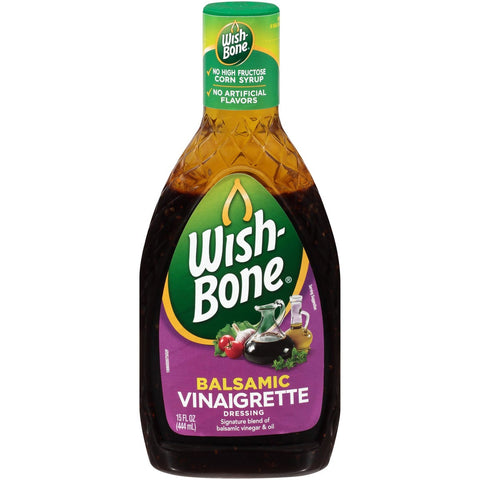Wish Bone Balsamic Vinaigrette Dressing, 15 Ounce -- 6 per case.