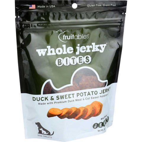 Fruitables Duck and Sweet Potato Whole Jerky Dog Treats, 5 Ounce -- 8 per case