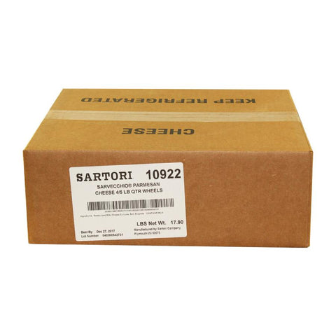 Sartori Reserve SarVecchio Quarter Wheel Parmesan Cheese, 5 Pound -- 4 per case.