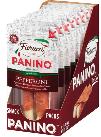 Fiorucci Pepperoni and Mozzarella Panino, 1.5 Ounce -- 16 per case