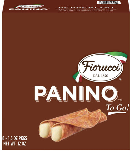 Fiorucci Pepperoni and Mozzarella Panino, 1.5 Ounce -- 16 per case