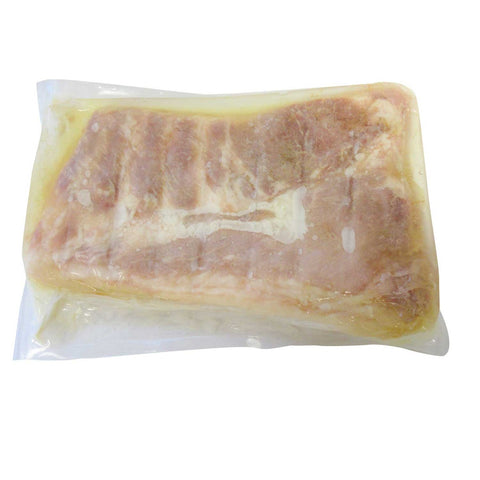 Harvest Provisions Fully Cooked Seasoned Pork Belly, 3.75 Pound -- 8 per case.
