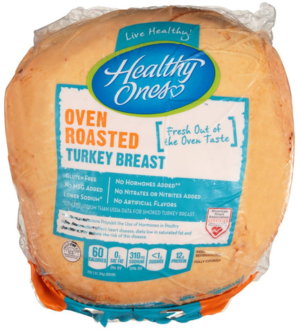 Healthy Ones Skinless Oven Roasted Turkey Breast, 6 Pound -- 2 per case.