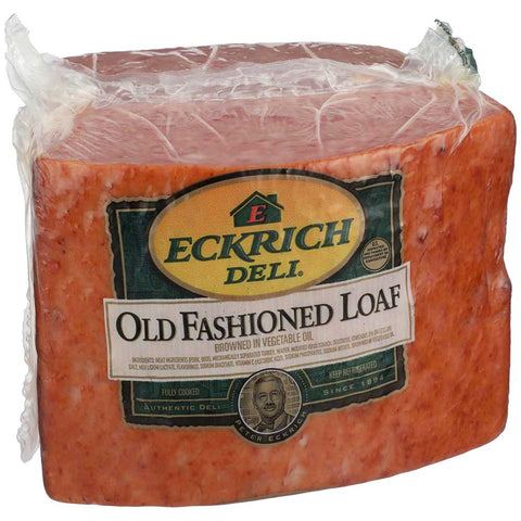 Eckrich Luncheon Old Fashioned Full Loaf Meat, 3.15 Pound -- 2 per case