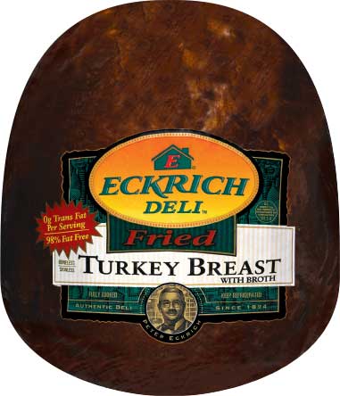 Eckrich Skinless Fried Turkey Breast, 8.22 Pound -- 2 per case